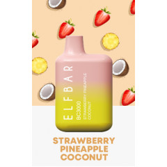Электронная сигарета Эльф Бар 3000 затяжек Клубника Ананас Кокос (Elf Bar BC 3000 Strawberry Pineapple Coconut)